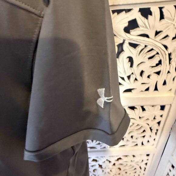 NWT Under Armour Ladies Corporate Performance Polo Gray Sz L - Picture 2 of 5